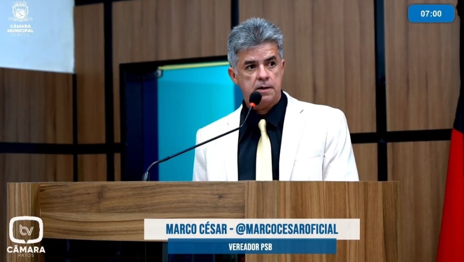 Vereador Marco Cesar reassume mandato na C�mara de Patos ap�s passagem pela articula��o pol�tica do munic�pio